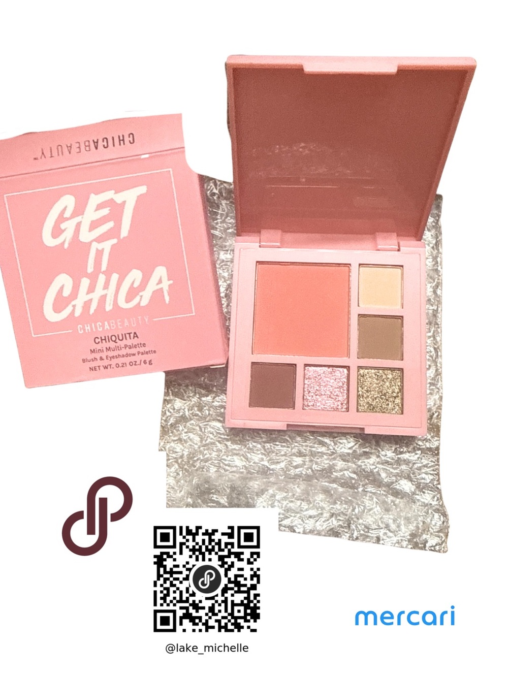 "Chiquita" Mini Multi-Palette Blush & Eyeshadow - Pink